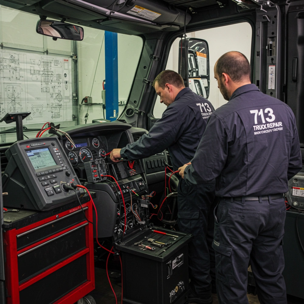 Same Day Electrical & Diagnostics Truck Repairs in Houston