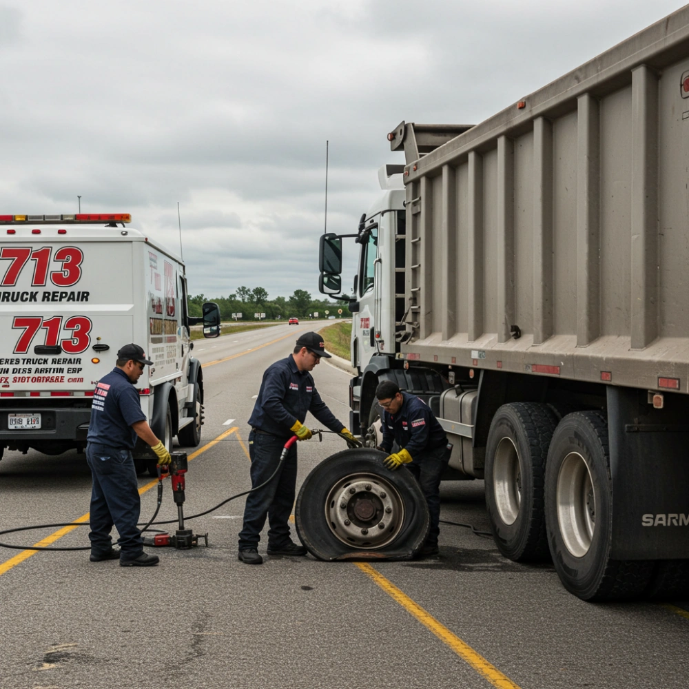 Emergency Tire & Wheel Service in Houston