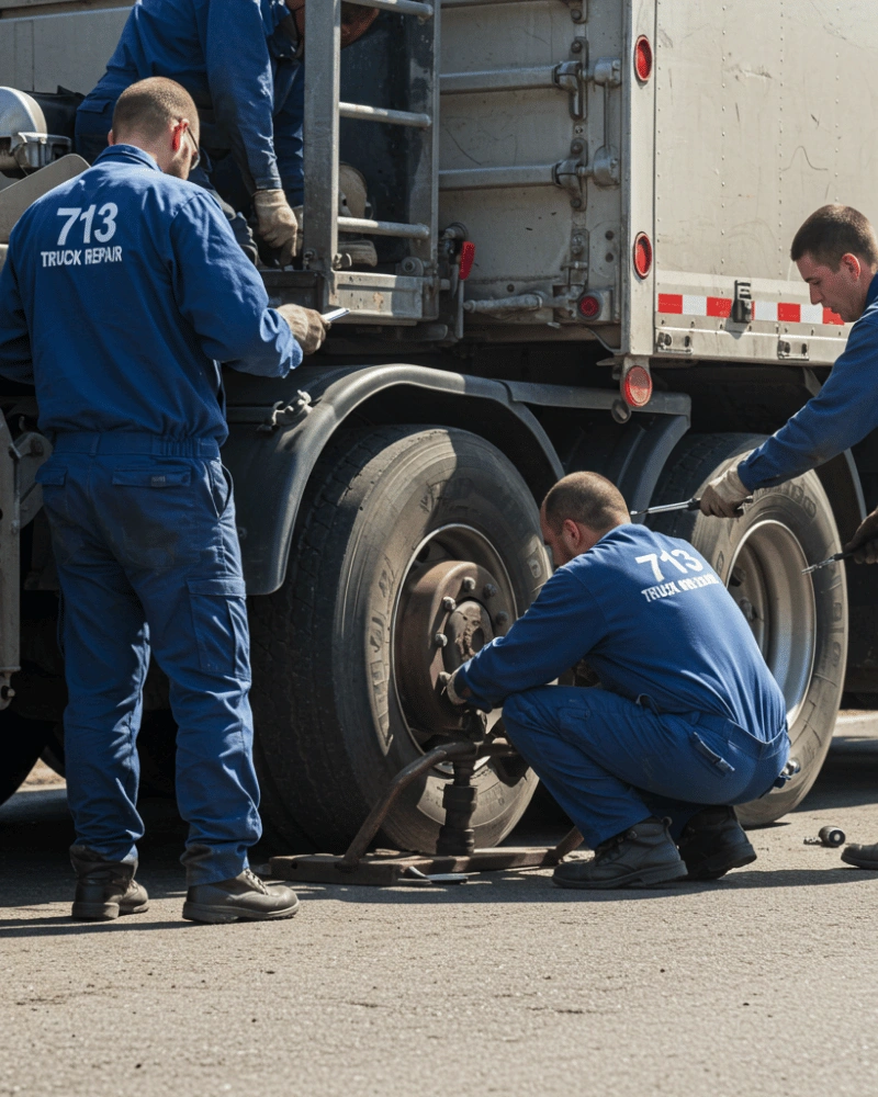 Construction Trailer Repair Service in Houston