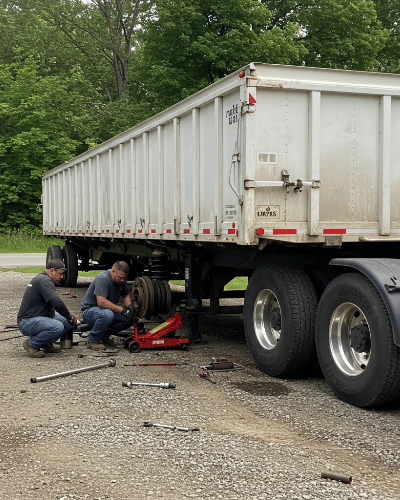 Fully Equipped Dry Box Trailer Repair Houston Area