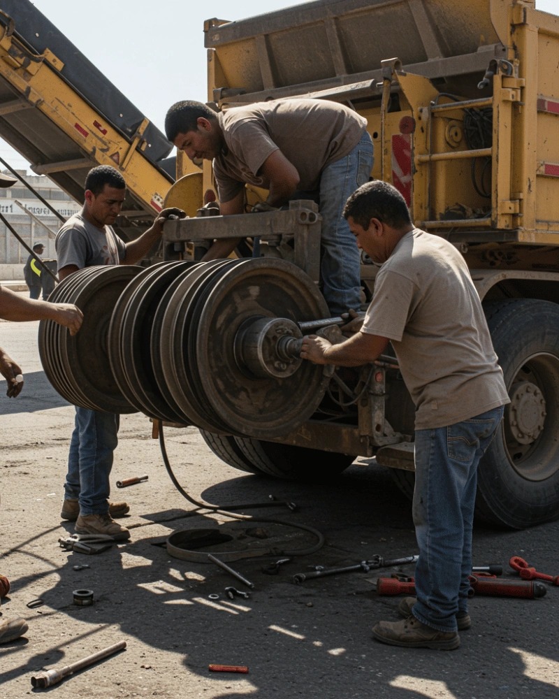 Fully Equipped conveyor Truck Repair Houston Area