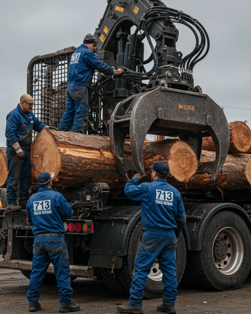 Logging Truck Repair Service in Houston