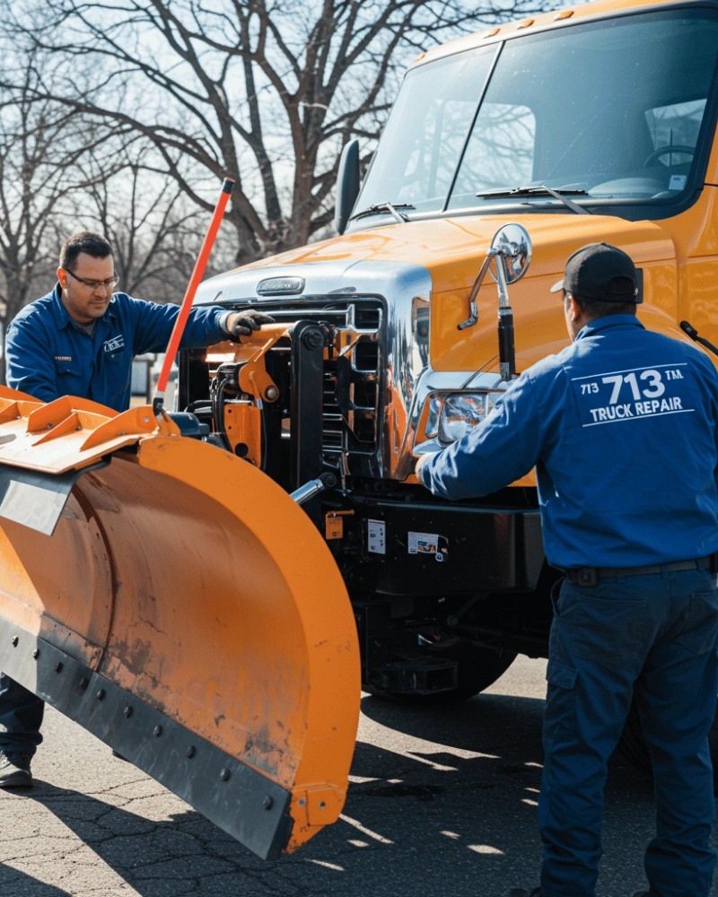 Snow Plow Truck Repair Houston