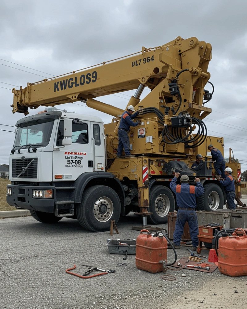 Urgent BOOM Truck Repair Houston