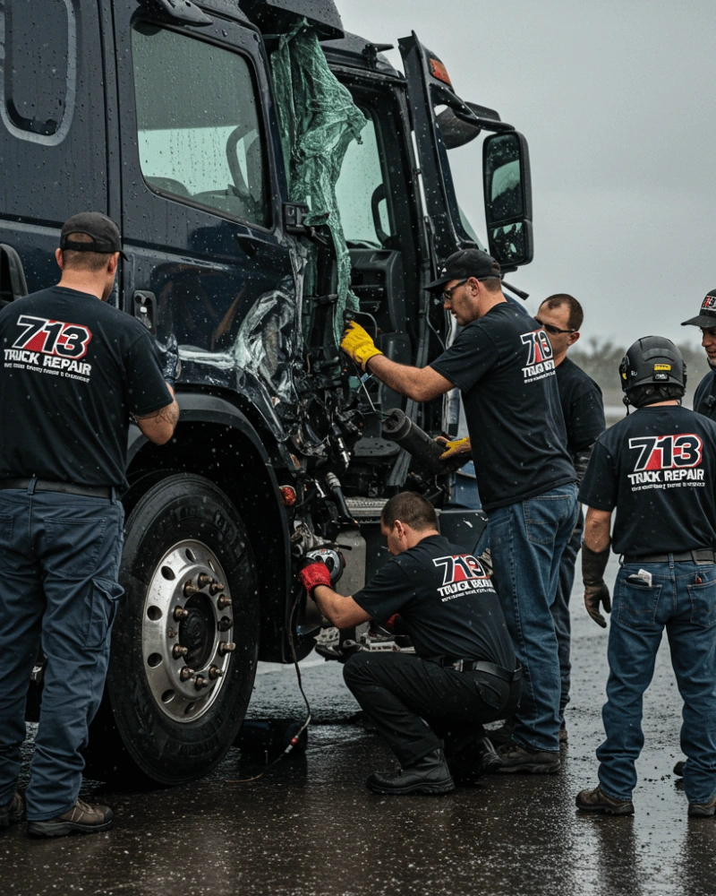 Truck Collision Repair Services, hn