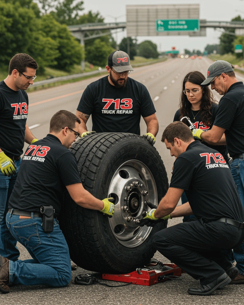 Truck Tire Repair Services in Houston TX