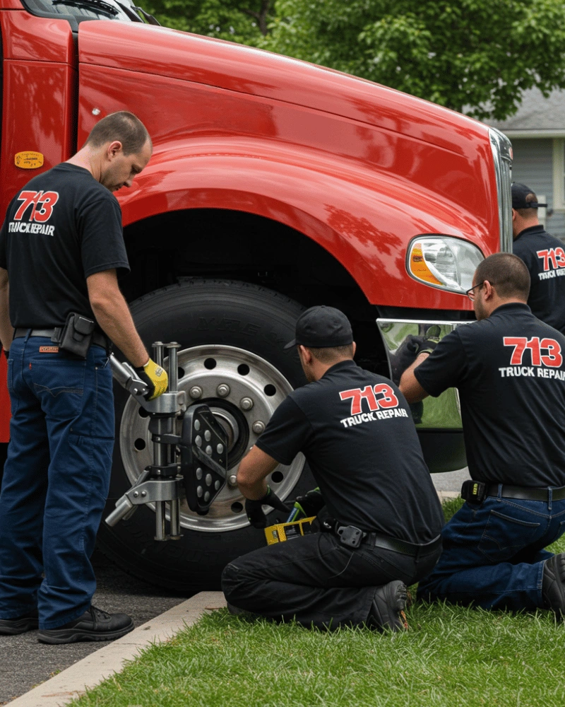 Truck Wheel Alignment Services,Houston